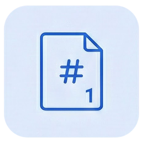 Add Page Numbers icon