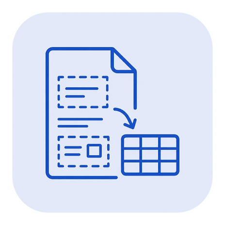 Extract Fields tool icon