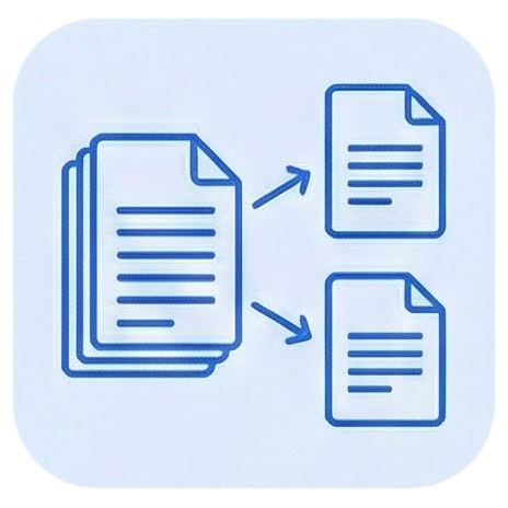 Split PDF icon